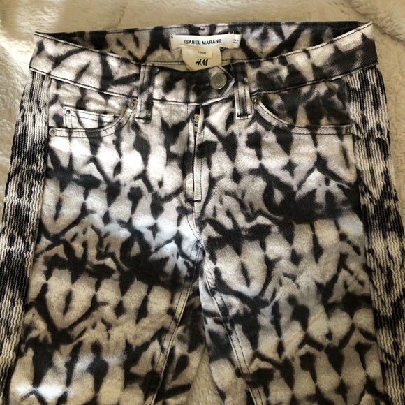 ISABEL MARANT x H&M Moto Stretch Skinny Jeans 4 - Picture 7 of 8